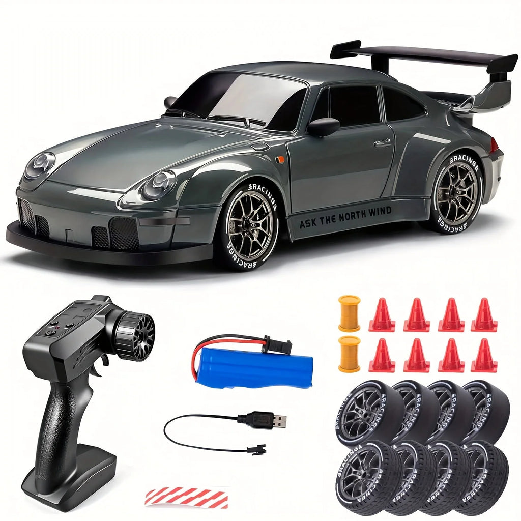 RC Drift Car 4WD LED Light Up Wheels (1:24 Scale)
