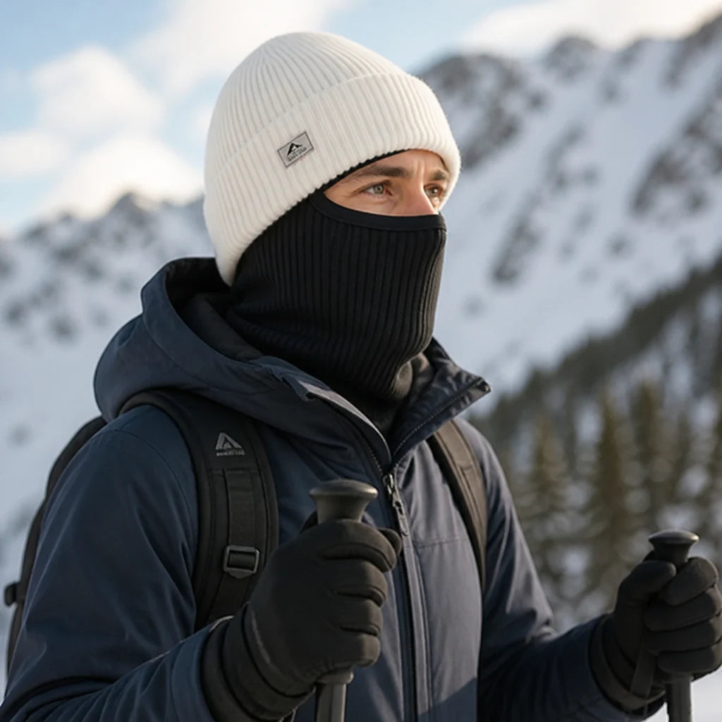 Thick Knitted Windproof Balaclava (Integrated Face Mask)