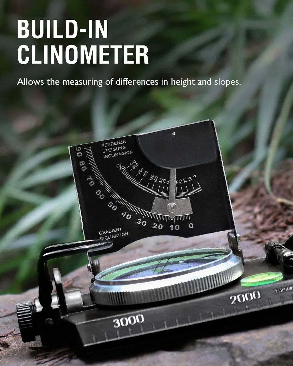 Outdoor Sight Compass with Clinometer