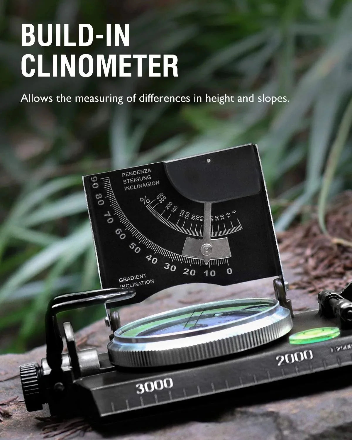 Outdoor Sight Compass with Clinometer
