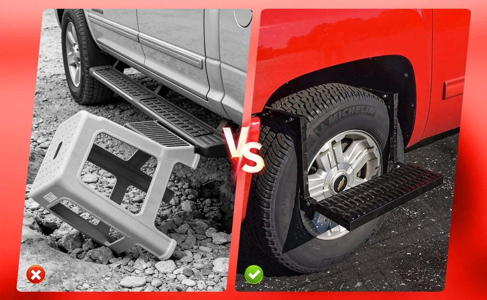 Tire Step – Robust Vehicle Climbing Step