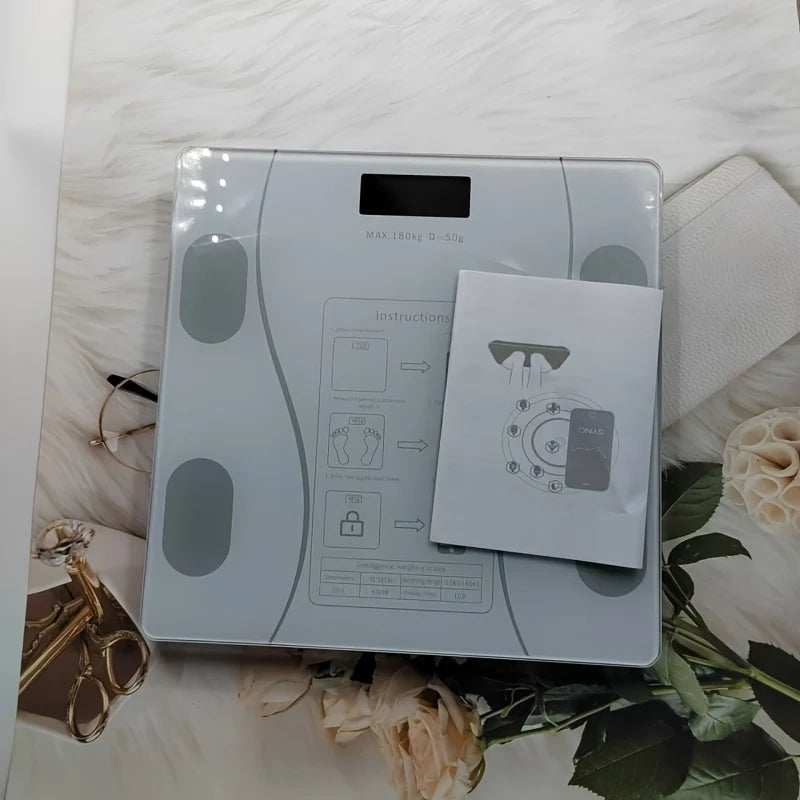 Body Fat Scale 26×26 cm with App