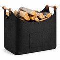 Firewood Basket Foldable Felt Wood Carrier