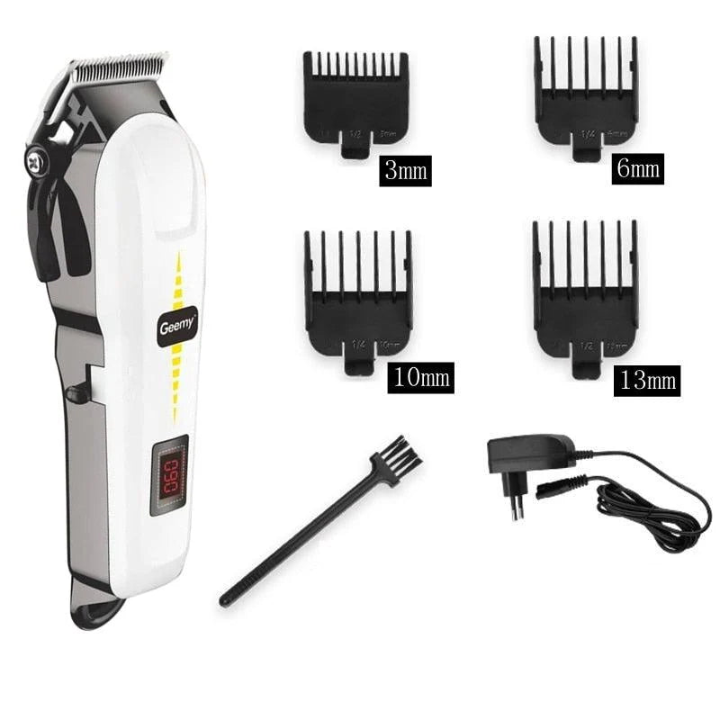 Cordless Hair Clipper Stainless Steel Cutting Blades