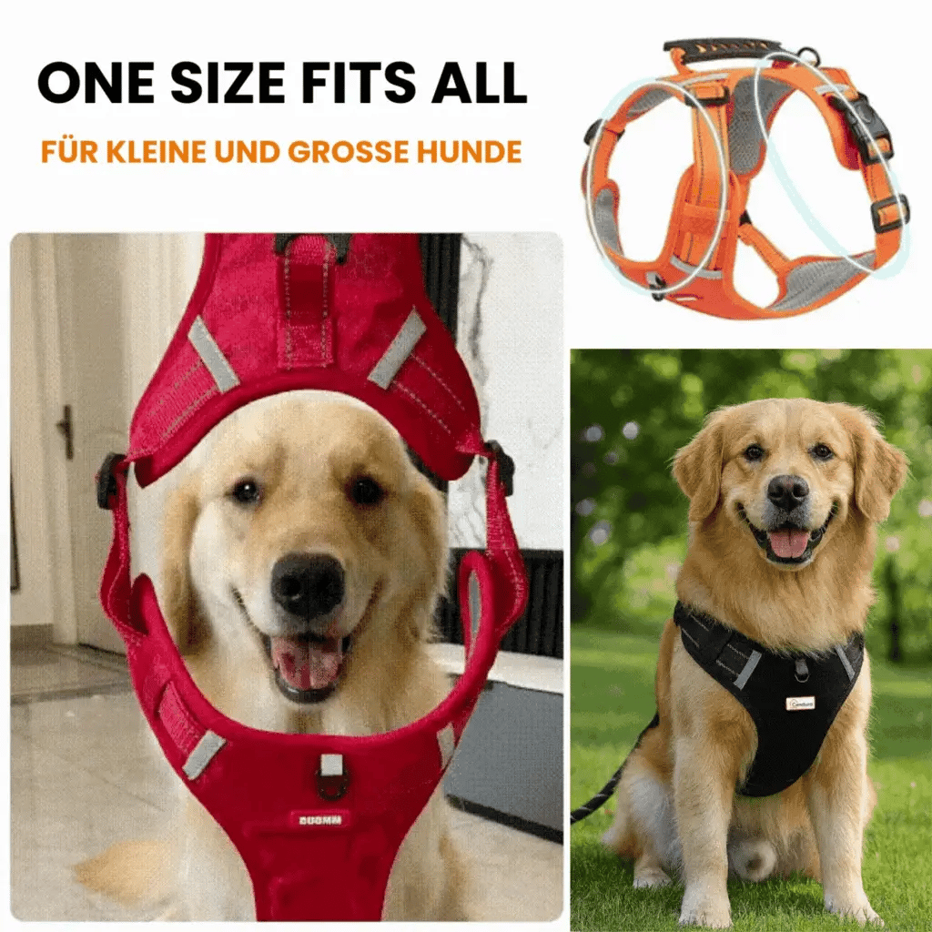 HappyHund Reflective Safety Harness