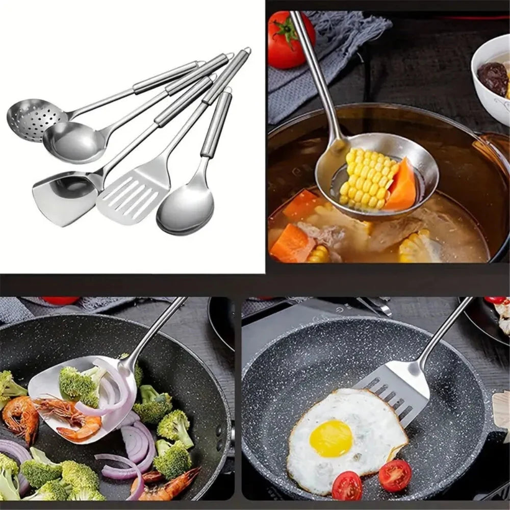 Kitchen Utensil Set Stainless Steel (5-Piece)