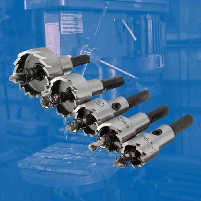 HSS Carbide Drill Set 5-Piece for Metal & Wood