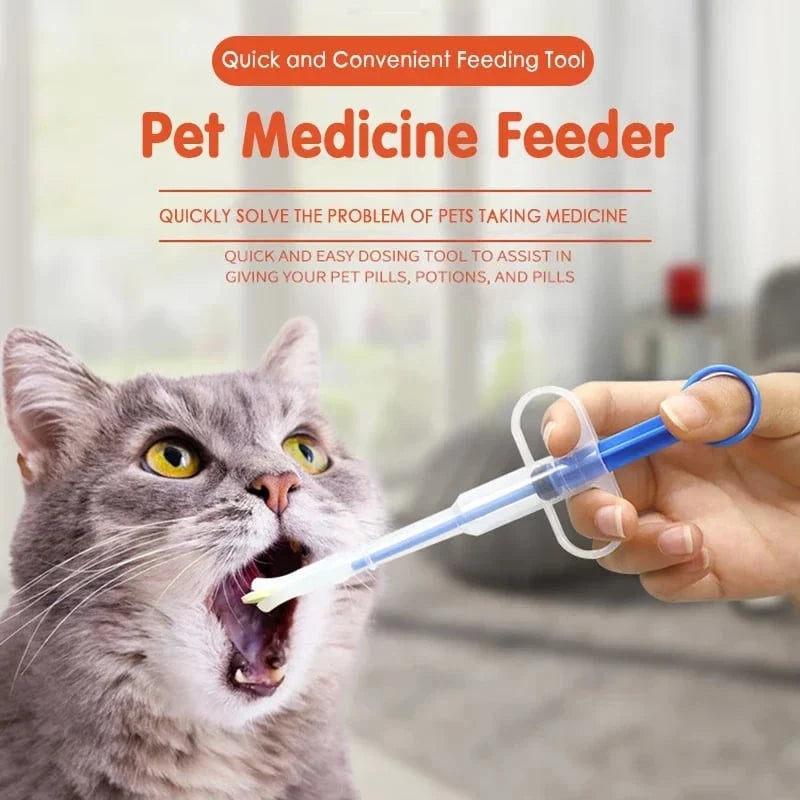 Pet Medication Dispenser Tablet Feeder Double Tip (2 Pack)