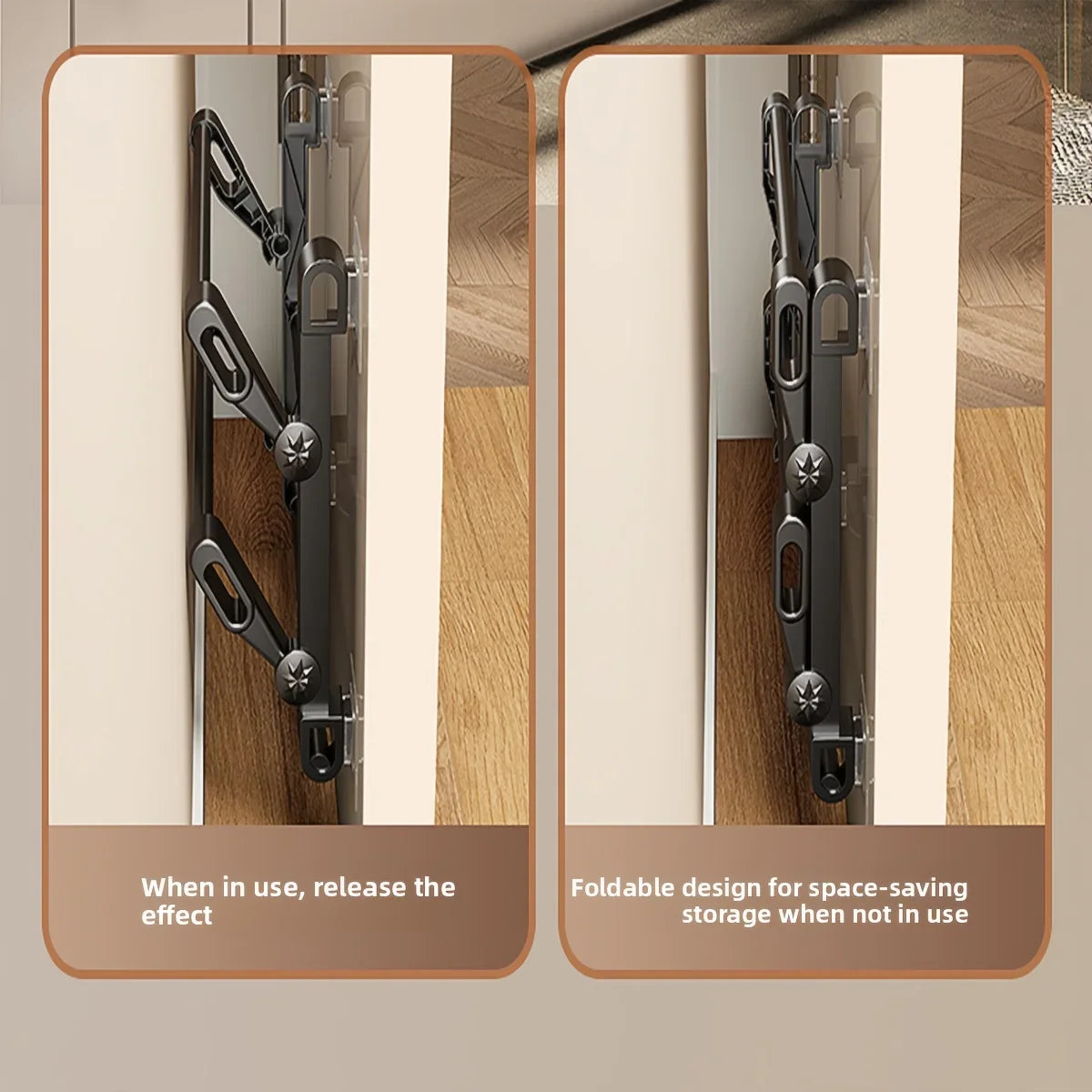 Wall-mounted shoe rack with drainage system
