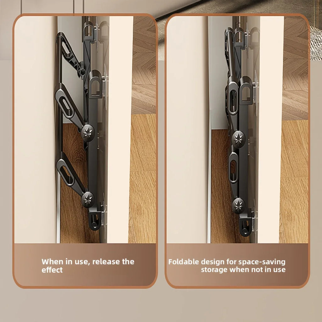 Wall-mounted shoe rack with drainage system