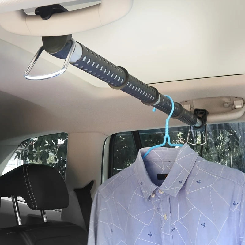Car Clothes Hanger Telescopic Rod & Stainless Steel