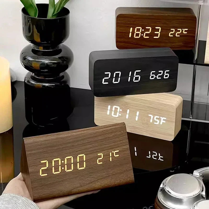 Digital Alarm Clock with Voice Activated Control