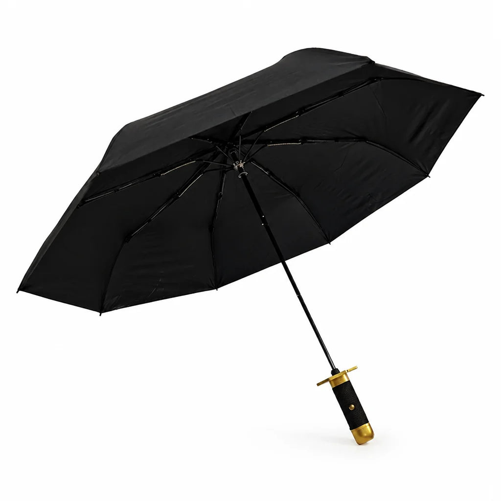 Windproof and UV-safe Foldable Umbrella in Katana Style