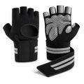 Padded Palm and Non-Slip Training Gloves (Adjustable Wrist Support)