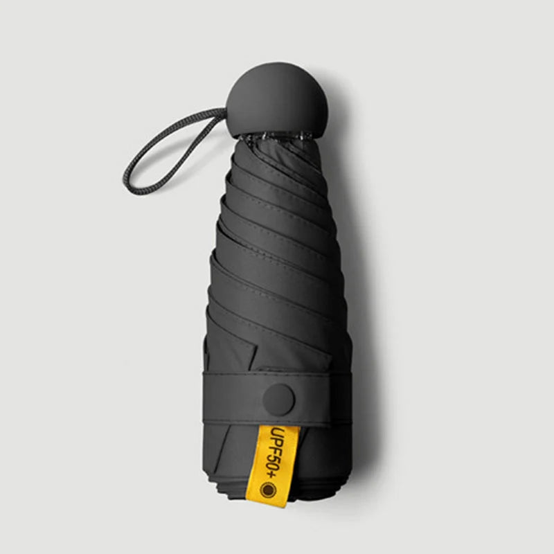 Capsule Pocket Umbrella with Sun Protection