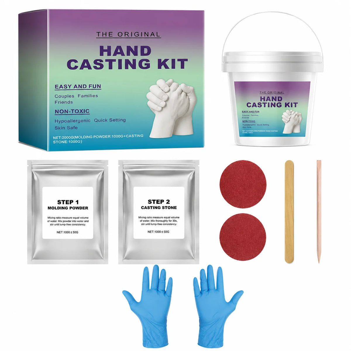 3D Handprint Plaster Set – A Tangible Memory