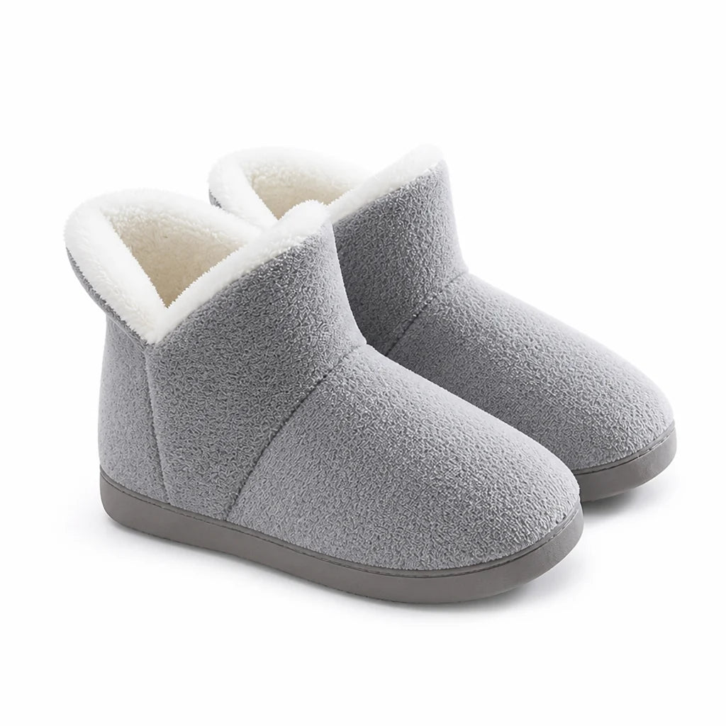 Lined, Non-Slip Ankle Boot Slippers