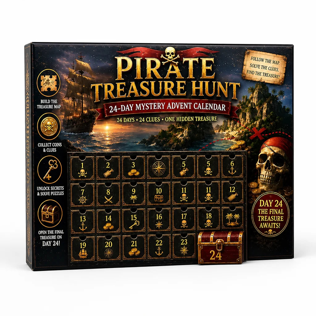 24-Day Escape Room Puzzle Advent Calendar (6 Themes)