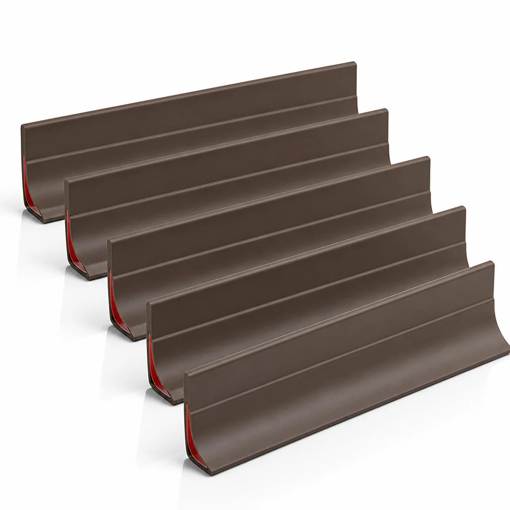 Self-adhesive three-layer silicone seal for doors