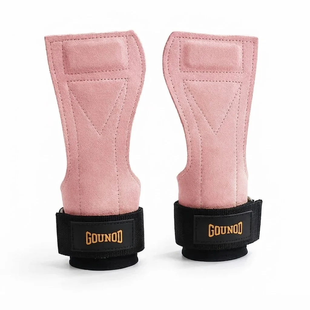 High-Quality Cowhide Leather Gloves for Weightlifting, Blister Resistant
