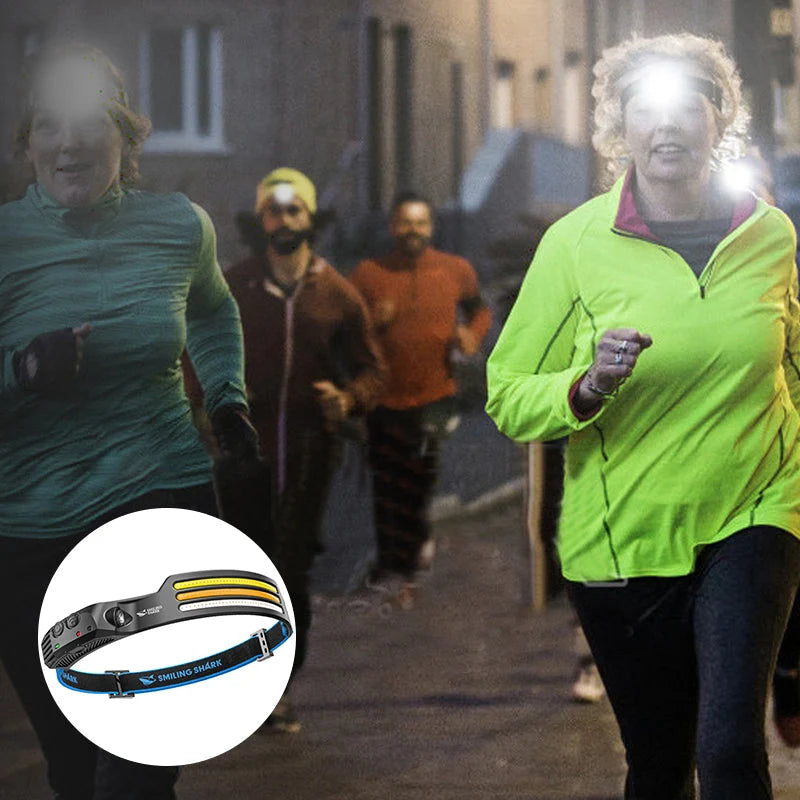 Rechargeable LED Headlamp USB Charging Waterproof