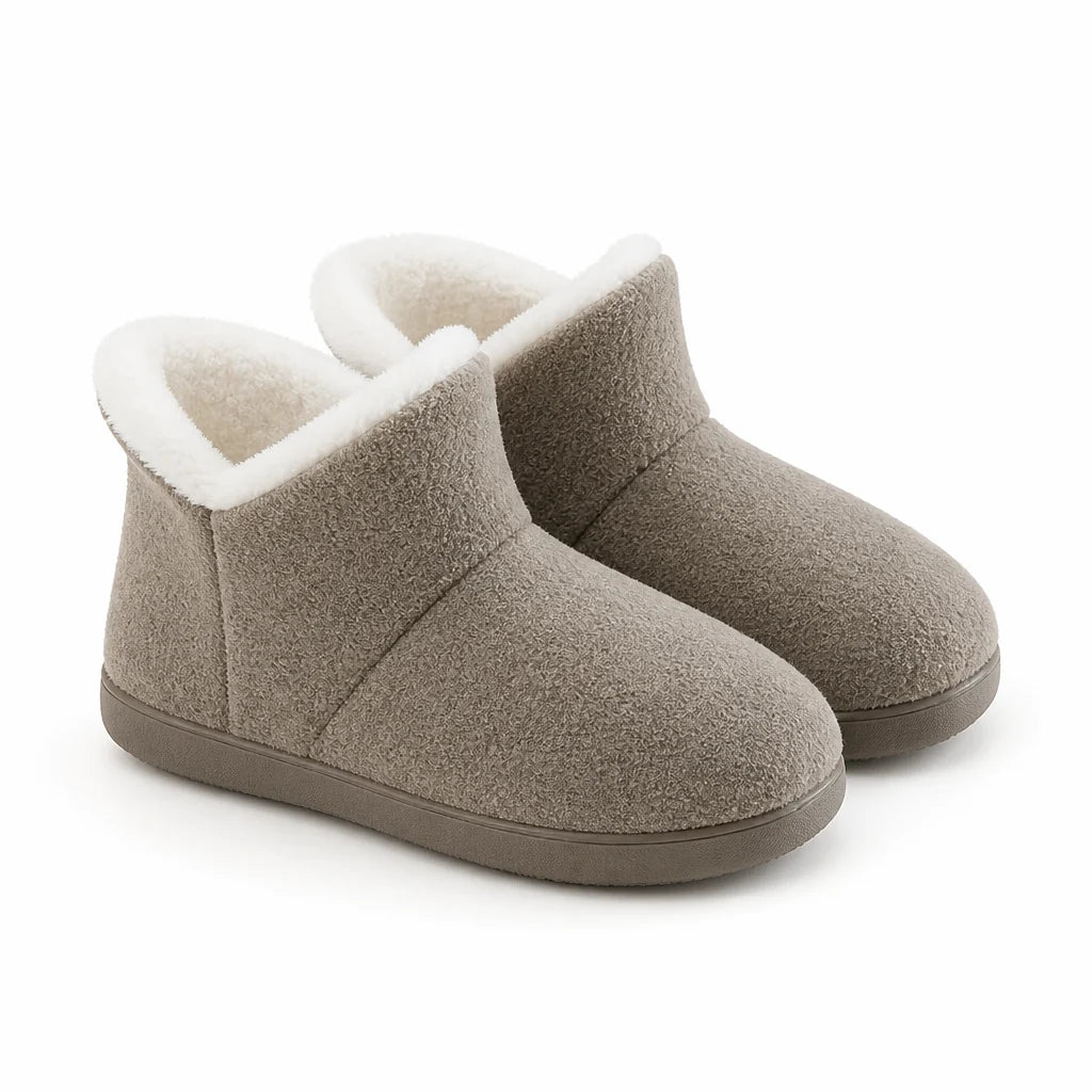 Lined, Non-Slip Ankle Boot Slippers