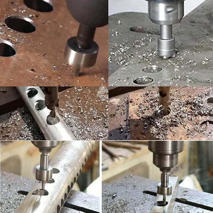 HSS Carbide Drill Set 5-Piece for Metal & Wood
