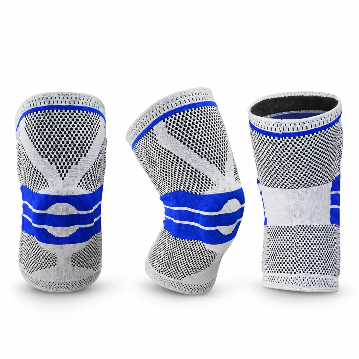 Knee Compression Bandage with Side Stabilizers