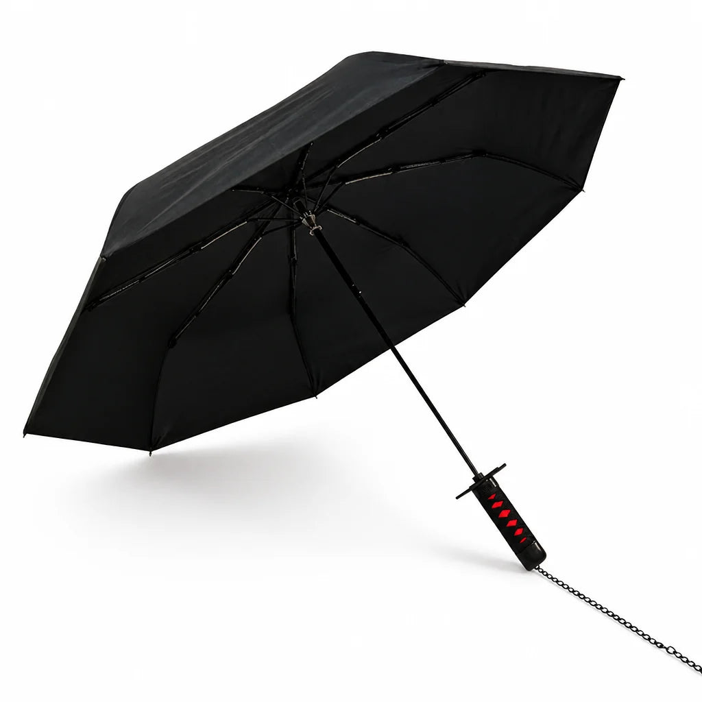 Windproof and UV-safe Foldable Umbrella in Katana Style