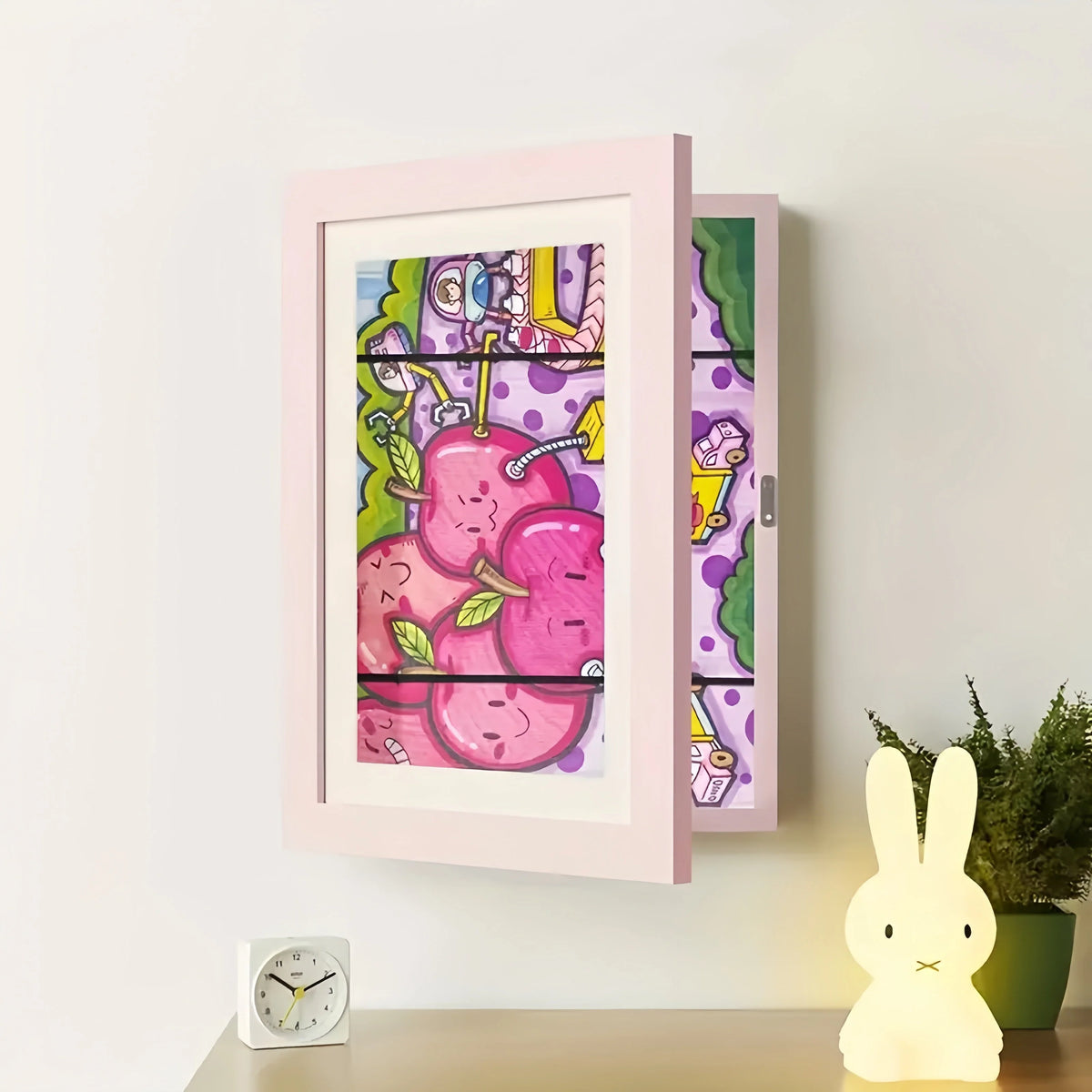 Memory frame for children's drawings