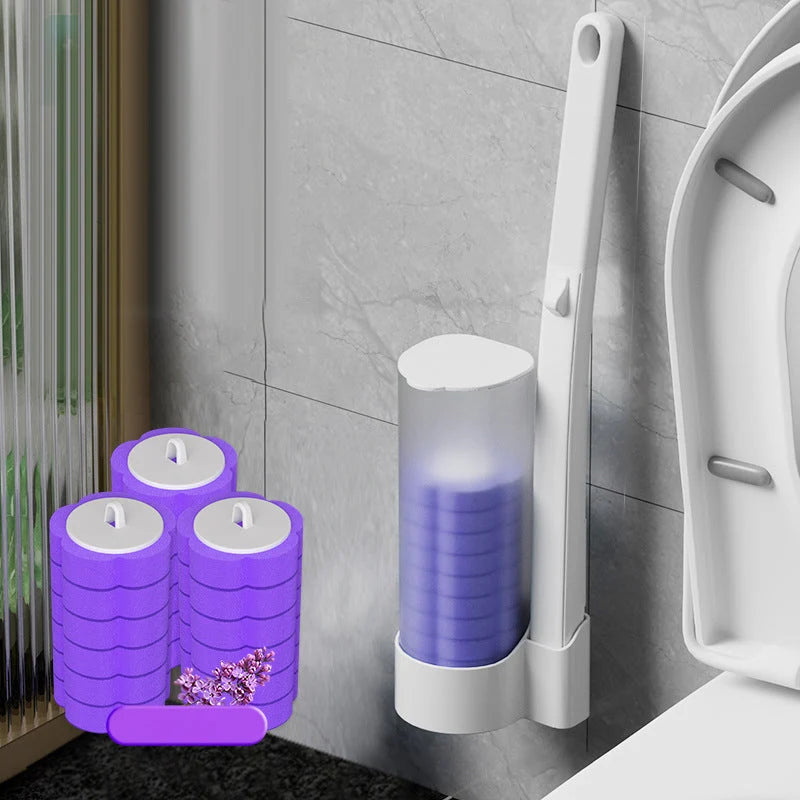 Disposable Toilet Brush for Bathroom & WC
