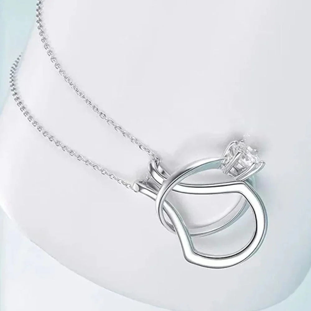 Ring Holder Necklace Jewelry Pendant