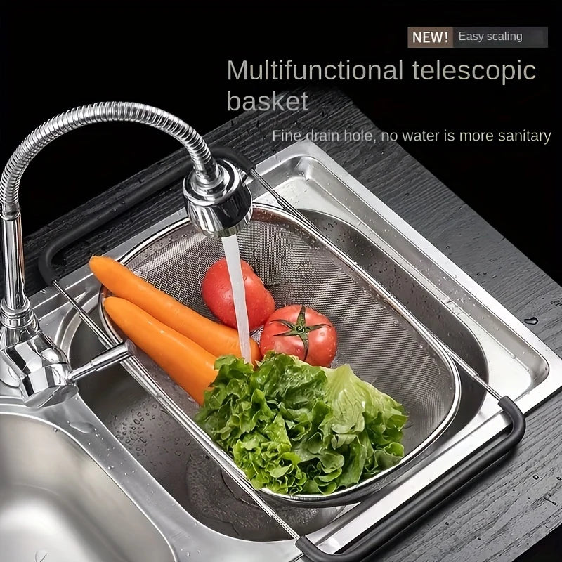 Extendable Stainless Steel Sink Strainer