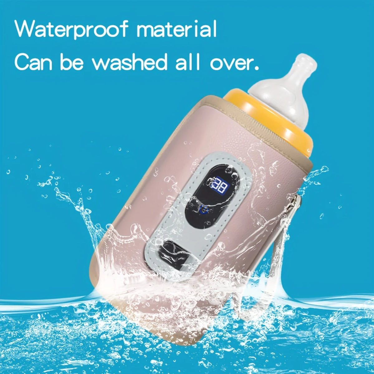 Portable Baby Bottle Warmer USB Powered, 5 Temperature Settings