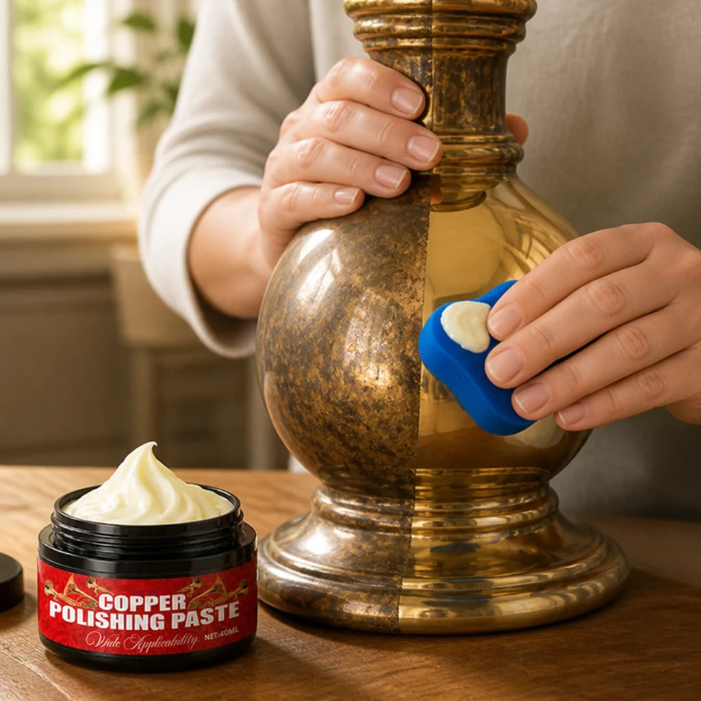 Non-abrasive Brass and Copper Polishing Set (with Sponge)