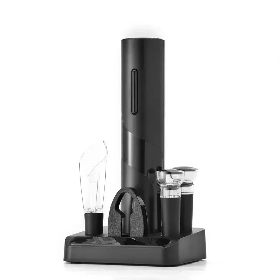 Electric Wine Bottle Opener, Automatic Corkscrew & Foil Cutter