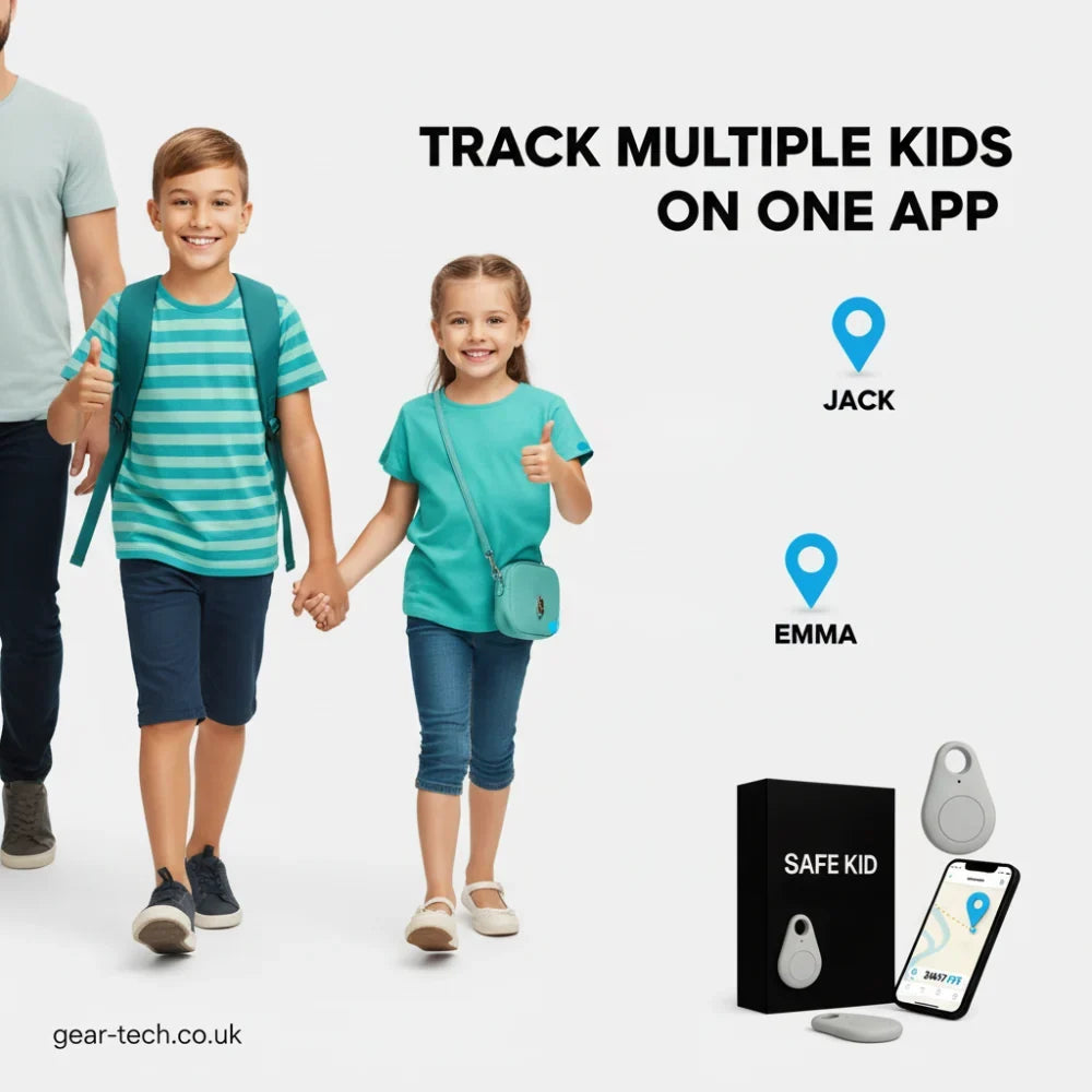 GPS Tracker for Kids, SOS Emergency Button