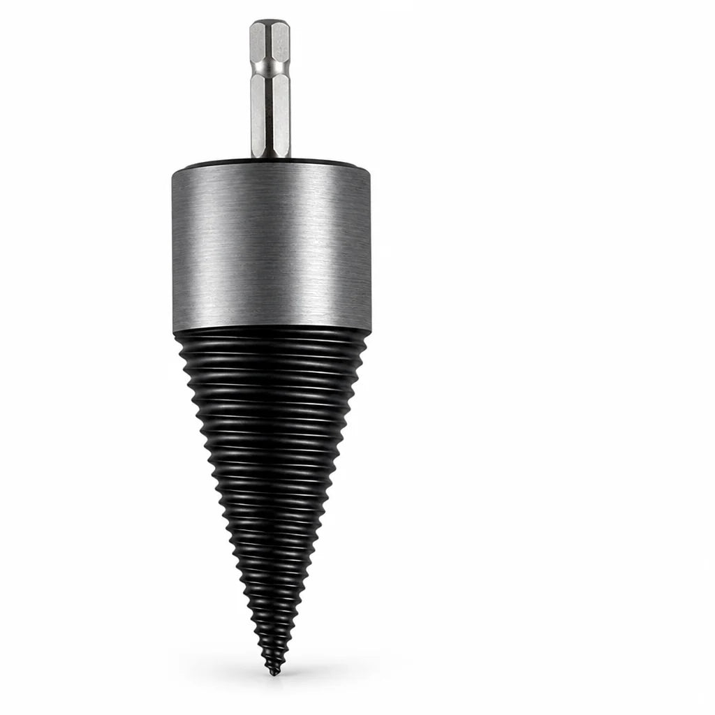 Impact-resistant high carbon steel drill for splitting firewood (32 mm)