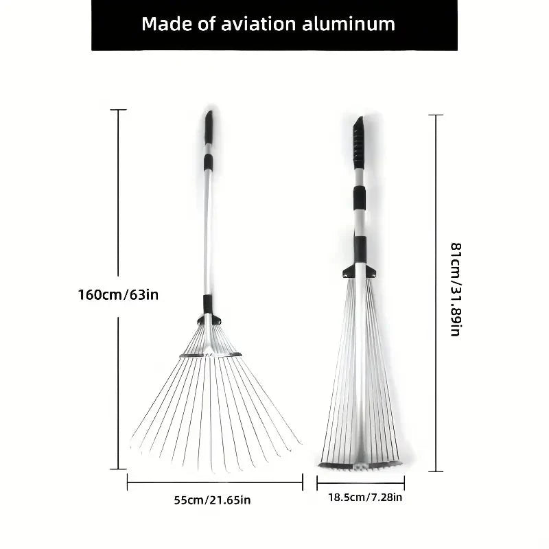 FlexiReach Telescopic Rake – Gardening Without Back Strain