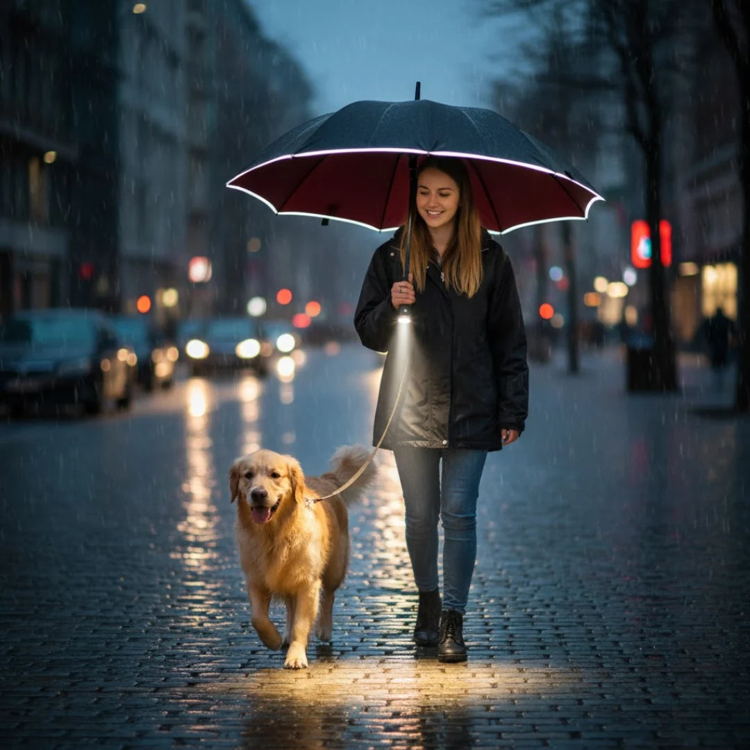 StormShield LED Umbrella with Automatic Function