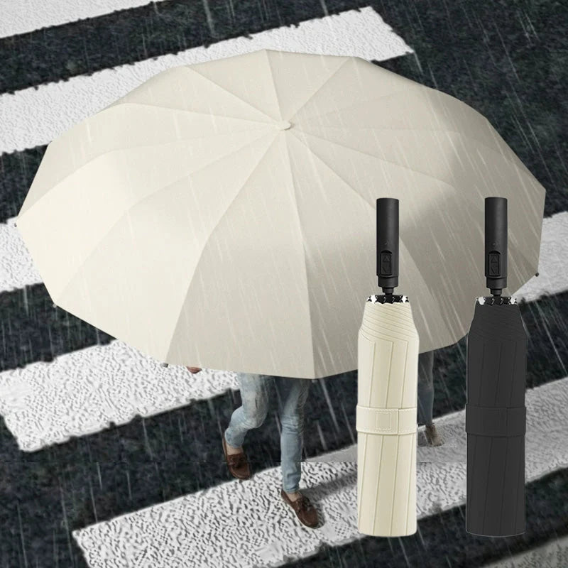 Auto Open Umbrella UPF 50+ USB-C Rechargeable