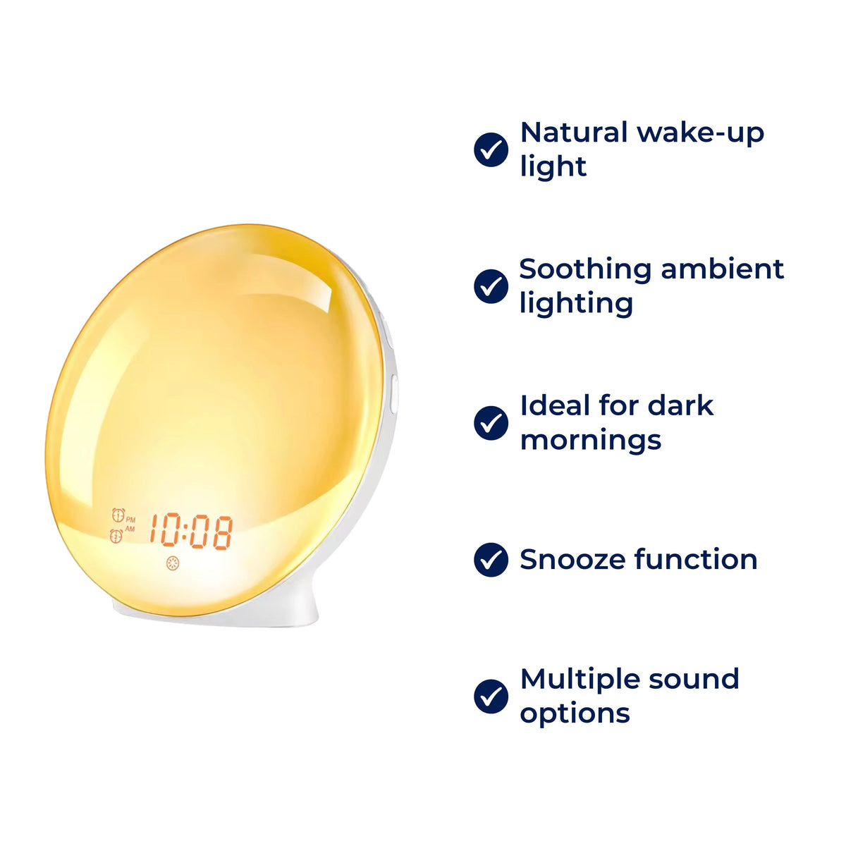 Sunrise Alarm Clock Wake-Up Light & Nature Sound Machine