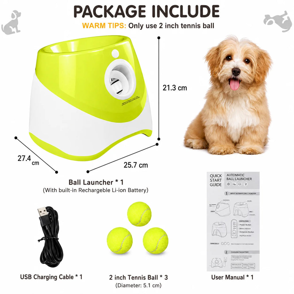 PlayBolt Automatic Ball Launcher for Dogs