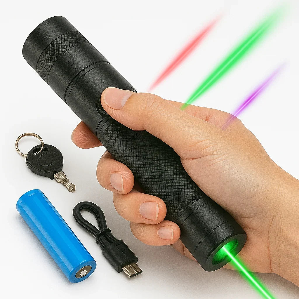 Laser Pointer 532nm Green USB Rechargeable Battery