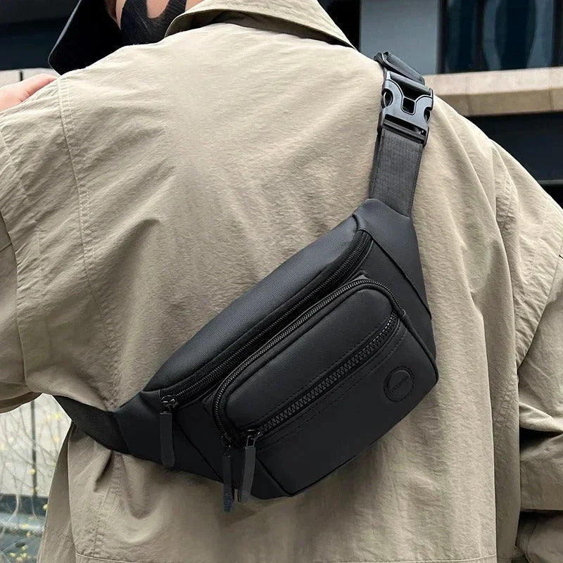 Men's Waist Bag Water-Repellent Adjustable Strap