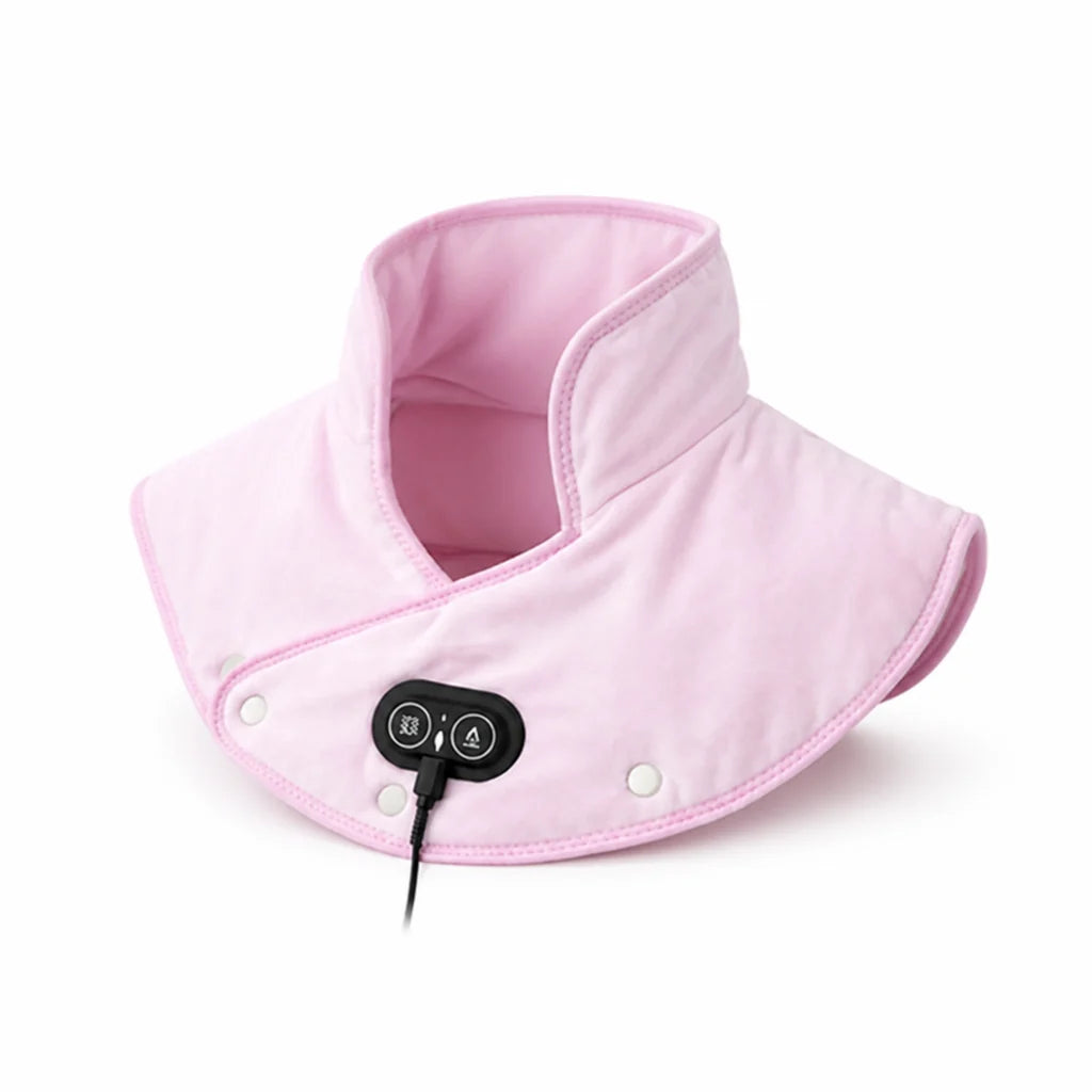 USB-Powered Vibrating Heating Pad for Neck and Shoulders (3 Heat Settings)