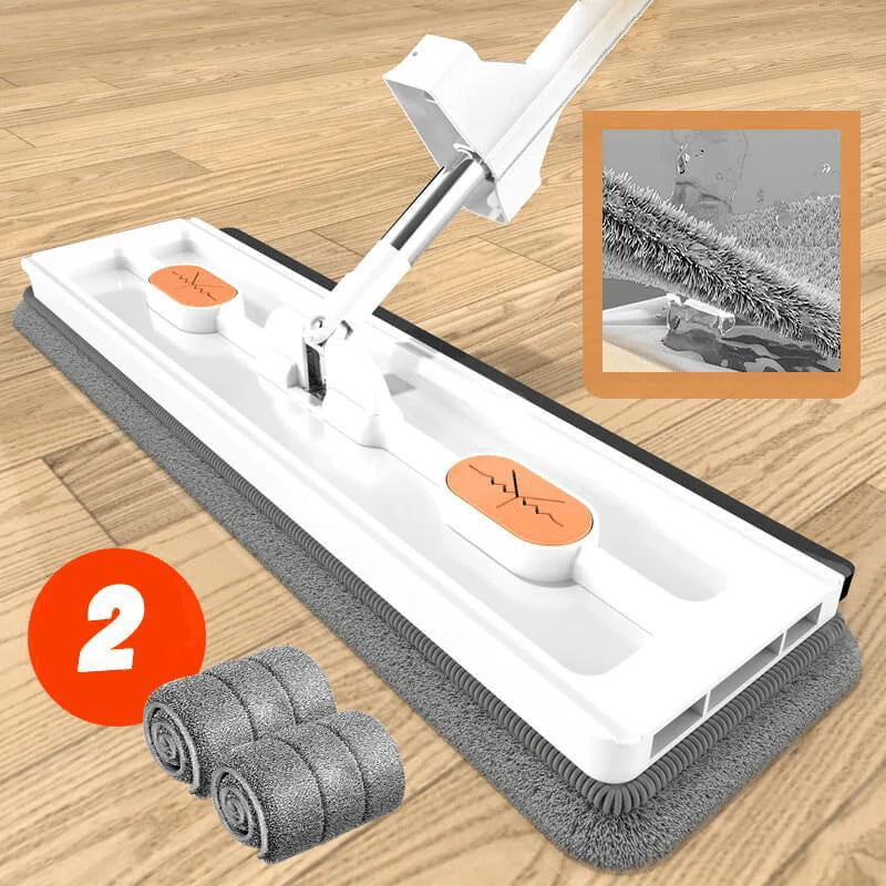FlatMop 360° Rotating Cleaning Mop with Bucket