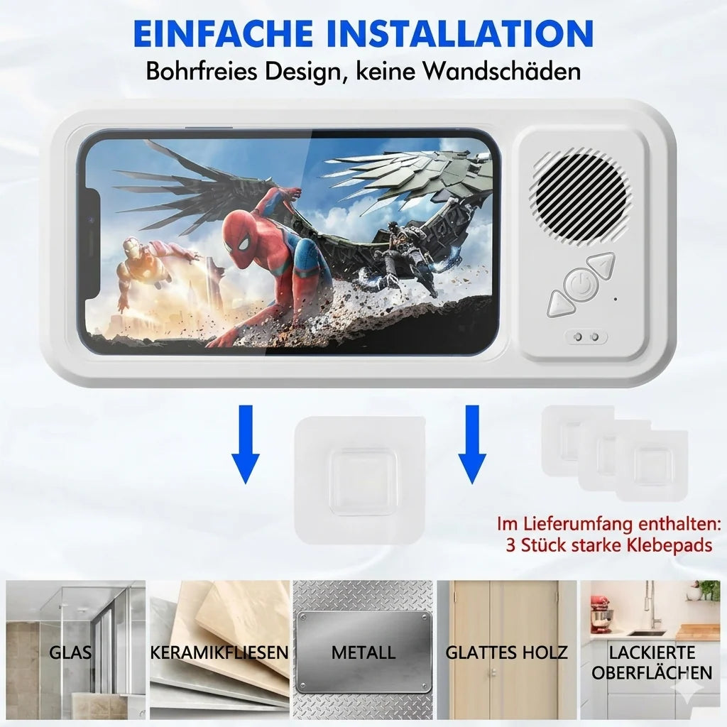 AuraStream™ — Transform Your Shower into Your Personal Concert Stage Full of Freedom and Crystal-Clear Music Enjoyment
