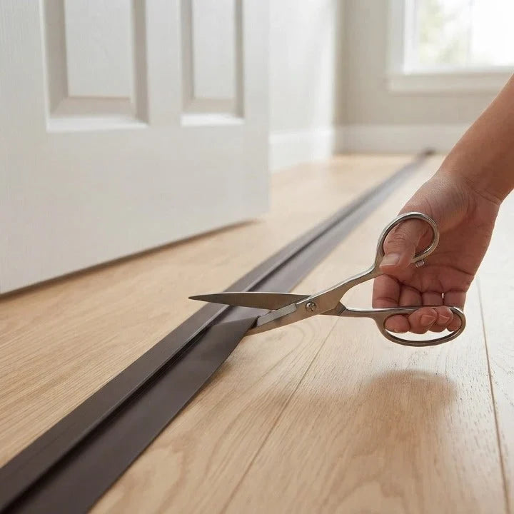 Self-adhesive three-layer silicone seal for doors