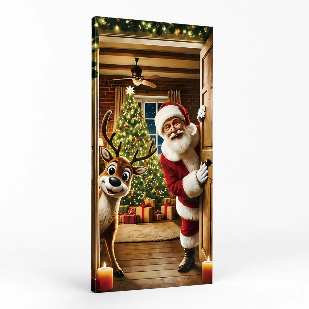 High-resolution vibrant polyester door cover (90×180 cm)